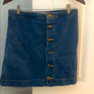 American Apparel Jean miniskirt